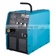 Nbc 250 Inversor Máquina de Soldadura Mig 400 Amperios sin Gas 15-20l/min 3-15m/min Azul o OEM 50/60 Hz 20-170A 40-200A 16-24V 13KG thumbnail-1