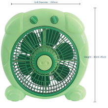 10′′ миниатюрный бокс-вентилятор с 6 пластиковыми лопастями и таймером на 1 час/вентилятор/ 13510231336