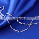 Cheap Price Fashion Rhodium Plated Wholesale Bulk Jewelry Chain Necklace thumbnail-5