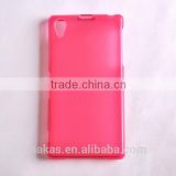 Cheap soft TPU mobile phone cover for Sony Z1