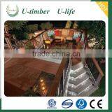 Customers First Wood Plastic Composite WPC Solid Surface Floor