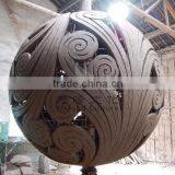 Large Outdoor Cooper Metal Ball Sculpture thumbnail-2