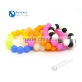 FDA Approved Silicone Bead Bracelet / Silicone Bracelet / Custom Bracelet thumbnail-3