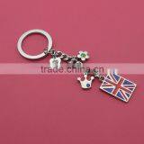World Flag UK Keychain Keyring UK Key Chain UK Key Ring Gifts for Him Gifts for Her Top Quality Hotsell National Flag Keychain thumbnail-1