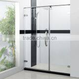 Hotel Used Aluminium Alloy Framed Sliding Glass Shower Enclosure thumbnail-1
