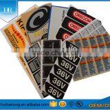 Customized High Quality Scrub PC Screen Printing Machine Label