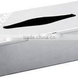 Stainless Steel Desktop Tissue Box  Table Paper Box thumbnail-1