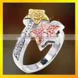 New Finger Ring Design With Big Zircons Sterling Silver Rings for Women thumbnail-5