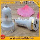 Arrival 2016 Decorative Light Shenzhen Of Car Accessories China Supplier Double USB Car Charger,High Quality 2 Port Car Charger