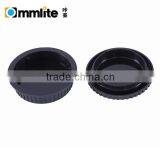Commlite Lens Cover and Camera Body Cap Set for Canon EOS DSLR (Black) thumbnail-2