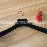 black velvet coat hanger /personalized coat hanger /portable coat hanger