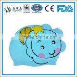 Super Flexible Silicone Kids Flowers Carton Swimming Cap,kids Swimming Cap thumbnail-1