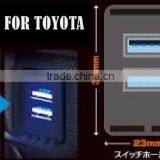 For Toyota Car Model Exclusive DUSTPROOF COVER Dual USB Adapter Outlet thumbnail-6