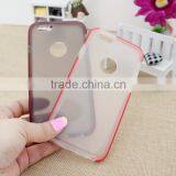 Shockproof Soft TPU Transparent Breathable Back Cover Multi Color Bumper Cell Phone Cases for Iphone and for Samsung thumbnail-1