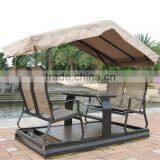 Patio Garden 4 Seater Swing Chair thumbnail-1