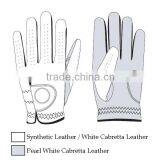 White Cabretta Leather Golf Glove thumbnail-4