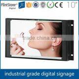 Flintstone 10" Frameless Pos Video Displayer, Digital Signage Monitor Without Frame, Open Frame Usb Update Ads Player