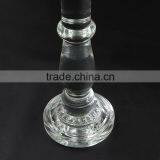 European Style 3- Arm With Beautiful Plate and Drop Pendant Decoration Crystal Candelabra & Centerpiece for Wedding Event thumbnail-4