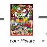 Creative Dropship Sublimation Digital Printing Drawstring Backpack Bag thumbnail-4