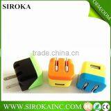 wall socket with usb port wall charger DC5V1000mA US plug wall charger for smartphone