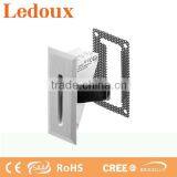 In Stock Slim Aluminum Brushed Silver Led Step Light 110v-240v 1w