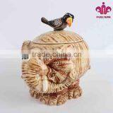 Elephant Design Bulk Ceramic Candy Jar With 3D Lid thumbnail-6
