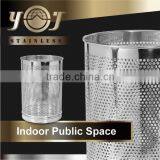 Bathroom Recycling Stainless Garbage Wall Mounted Trash Foot Bin