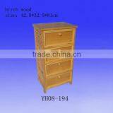 Solid Birch Wood KD Wooden Cabinet thumbnail-1