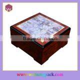 Classic Musical Box Custom Logo Wooden Jewelry Gift Music Boxes Wholesale