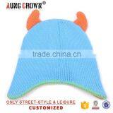 Warm Acrylic Children Beanie Knitting Cap thumbnail-3