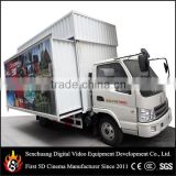 5D cinema mobile with hydrulic individual 6 seaters motion rides