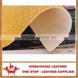 Durable Leaf Grain PVC Leather Synthetic for Cosmetic Bag,baggage,suitcase,wallet thumbnail-4