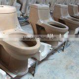 wc Toilet Ceramic Washdown S-trap Round Shape One Piece Toilet Cheap on Sale Sanitary Ware Slow Down Seat Cover Toilet Y8006 Quality Choice thumbnail-5