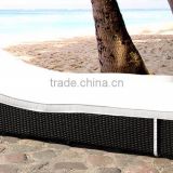 Daybed for swimming pool-Wicker Rattan sun lounger wicker resort furniture