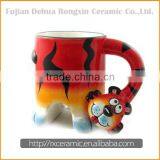 Hand-painted 3D Ceramic Blank Ceramic Mugs thumbnail-1