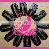 6 Teeth Metal Hair Clips Hair Extension 2.8cm Snap Clips for Hair Extension