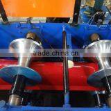 7.5 Kw, 0 - 15 M/min Hydraulic Cutting Ridge Tile Roll Forming Machine for Roof Ridge Cap