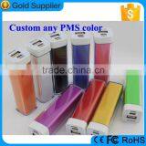 New Product 2016 Mini Portable Lipstick 2200mah Power Banks for Iphone 5 6 6s thumbnail-1