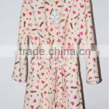 100%Polyester Coral Fleece Printed Pajamas