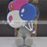 Balloon Pvc Wall Mount Toothbrush Holder