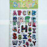 2016 Customized Cute 3D Foam Puffy Letter Alphabet Sticker thumbnail-1