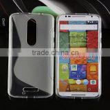 New products on china market S-Wave Phone case TPU GEL cover case for motorola moto x3 lux china price