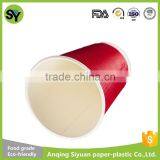 High Quality Disposable Red Ripple Wall Paper Coffee Cups Manufacturer thumbnail-3