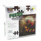 Paper Jigsaw Cartoon Puzzle 48pcs Customized Designs for Kids