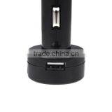 2in1 12V / 24V Digital Voltmeter 5V 2.1A Car Cigarette Lighter Usb Charger for Phone Red LED Display thumbnail-3