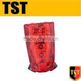 5LED LASER TAIL BIKE LIGHT WITH BICYCLE LOGO thumbnail-3