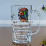 Glass beer cup/Beer mug/Popular cheap beer glass mug with high quality