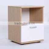 Simple Wooden Moveable Side Cabinet