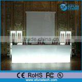 Battery Powered Remote Control Events Bar Furniture ,wine Bottle Display Reception Led Counter