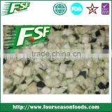 New Crop frozen eggplant dice